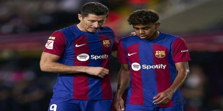 برشلونة يكشف مدة غياب يامال وليفاندوفسكي