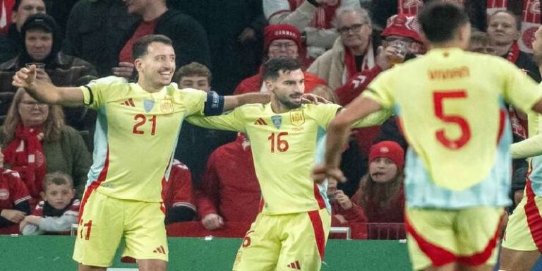 دوري الأمم الأوروبية: إسبانيا تهزم الدنمارك والبرتغال تسحق بولندا