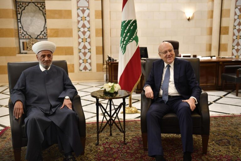 المفتي دريان عن ميقاتي: رجل دولة ومؤسسات بامتياز