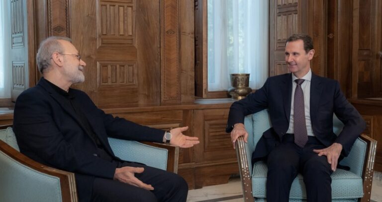 لاريجاني يلتقي الأسد: نتطلع لتعزيز دور سوريا المحوري بما يخدم دول المنطقة