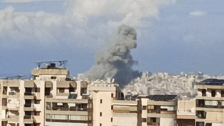 غارة على الشياح (فيديو)