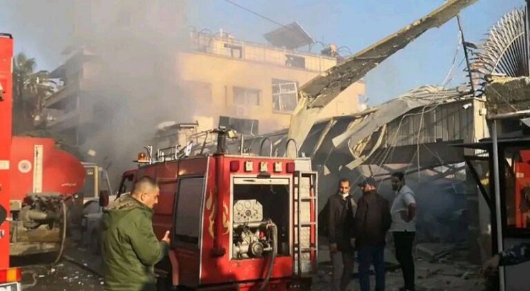 6 شهداء و10 إصابات بالعدوان على دمشق