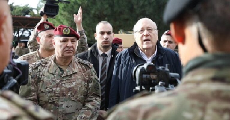 ميقاتي من مرجعيون: الجيش سيثبت قدرته على القيام بالمهام المطلوبة منه