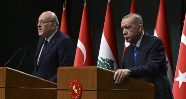 أردوغان: لبنان وتركيا سيقفان إلى جانب سوريا