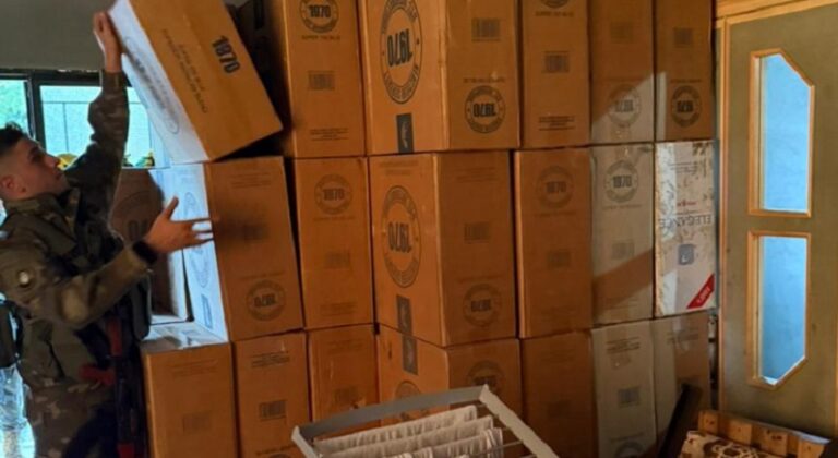 “الريجي” تضبط مصنوعات تبغية مهرّبة (صور)