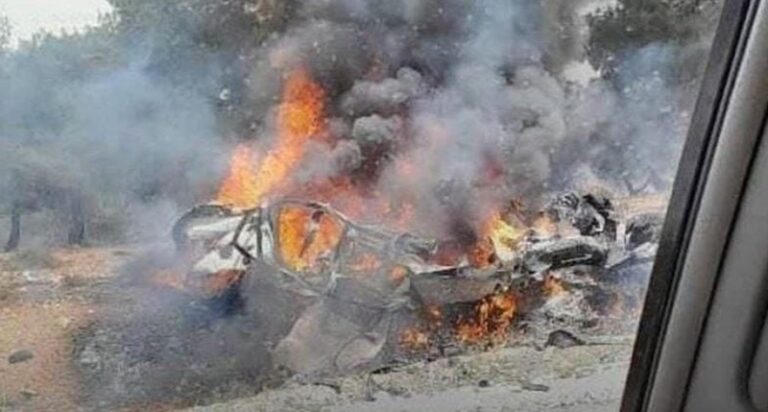 بالفيديو ـ إنفجار مستودع للمحروقات في دوما