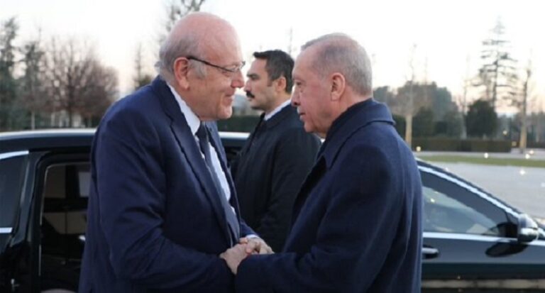 أردوغان يستقبل ميقاتي.. واجتماع تركي ـ لبناني