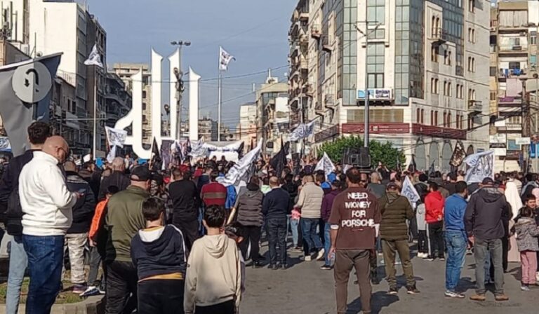 إعتصام في طرابلس يطالب بإطلاق سراح المعتقلين