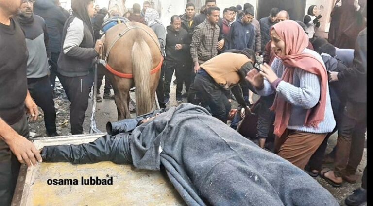 مجزرة في مخيم الشاطئ غربي مدينة غزة