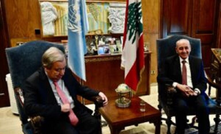 بري: لالتزام “إسرائيل” بالإنسحاب من الأراضي اللبنانية