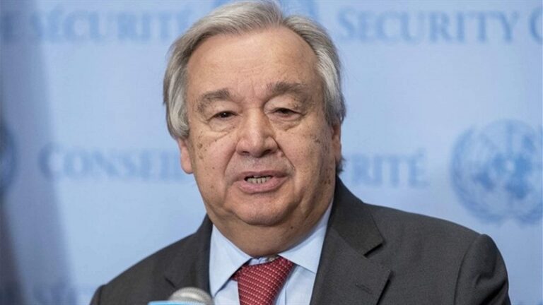 الأمين العام للأمم المتحدة: لتخفيف المعاناة الهائلة عن الفلسطينيين