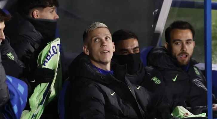 بسبب الإصابة.. اولمو خارج لقاء برشلونة امام بنفيكا