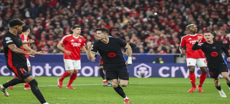 دوري أبطال أوروبا لكرة القدم: برشلونة يقلب الطاولة على بنفيكا بسيناريو هيتشكوكي