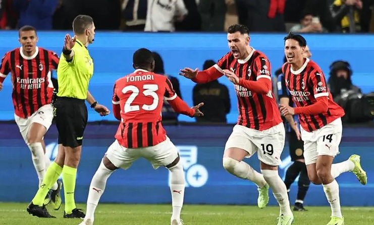 ميلان يقلب الطاولة على الإنتر بريمونتادا مُثيرة ويحرز كأس السوبر الإيطالي