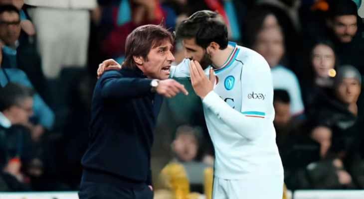 كونتي يكشف حقيقة طلب كفاراتسخيليا الرحيل عن نابولي