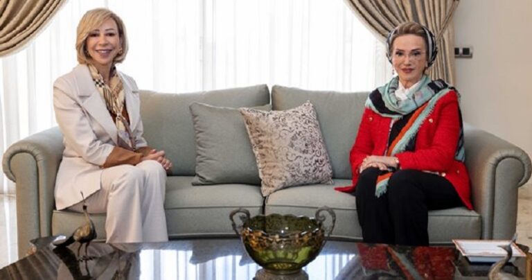 اللبنانية الاولى استقبلت رندة بري وعقيلة نواف سلام وعناية عز الدين