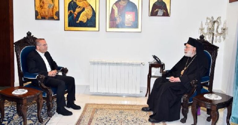 رائد خوري بعد لقائه المطران عوده: لبنان أمام فرص مهمة جداً