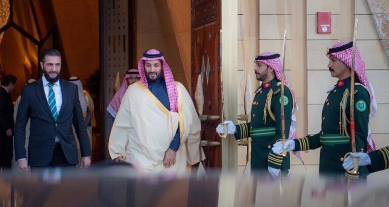 الشرع من السعودية: لمسنا رغبة حقيقية لدعم سوريا