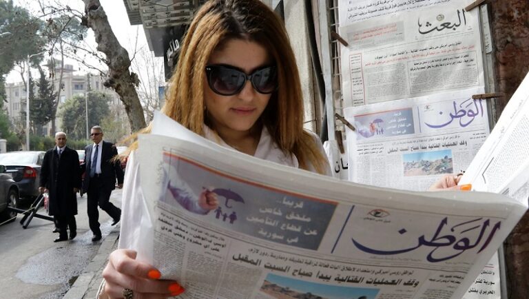 الاعلام السوري معلّق… حتى إشعار آخر