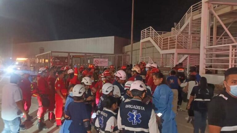 بالفيديو ـ إنهيار سقف مركز تجاري في بيرو