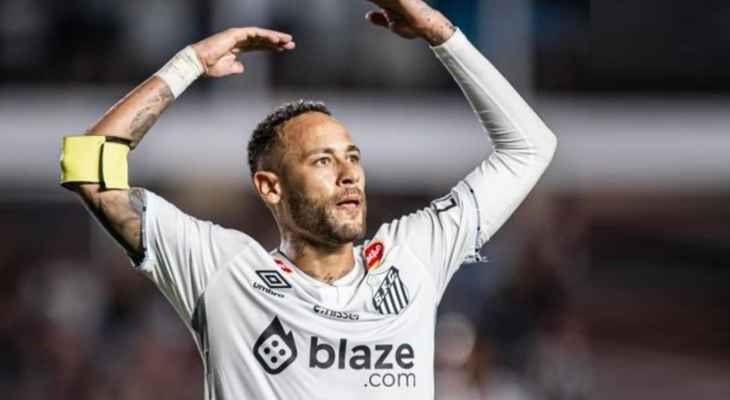 نيمار يفتتح سجله التهديفي مع سانتوس