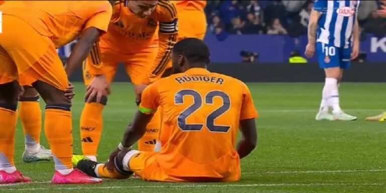 ضربة قاسية لريال مدريد.. روديغير مهدد بالغياب عن موقعتي مانشستر سيتي