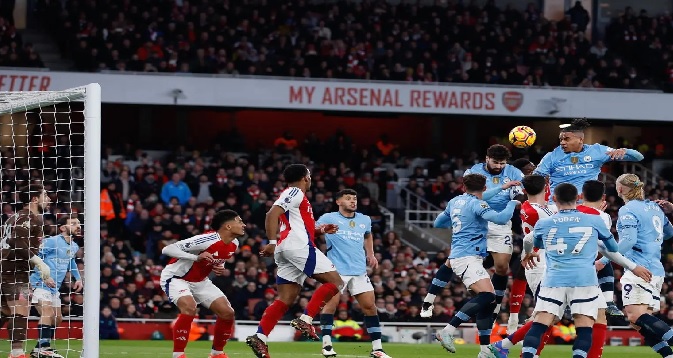 آرسنال يُذل مانشستر سيتي بخماسية