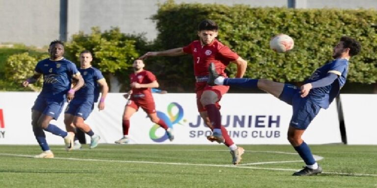 الدوري اللبناني لكرة القدم: النجمة يستعيد توازنه ويهزم تجمع شباب بعلبك