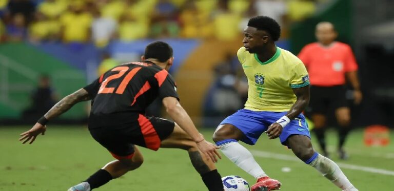 قذيفة “فينيسيوس” تُهدي البرازيل فوزاً “متأخراً” على كولومبيا بتصفيات كأس العالم