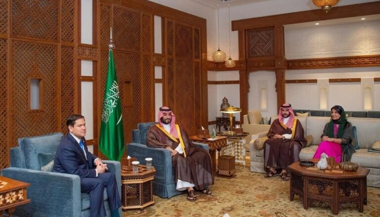 مواضيع الشرق الأوسط بين روبيو وبن سلمان