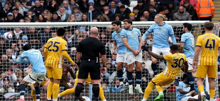 تعادل ايجابي يٌنهي موقعة مانشستر سيتي وبرايتون