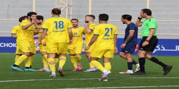 الدوري اللبناني لكرة القدم: ثنائية أنصارية تتوجه بلقب بطولة الذهاب وسقوط النجمة أمام البرج