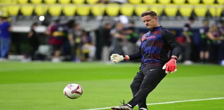 شتيغن يعود لتمارين برشلونة بعد غياب طويل