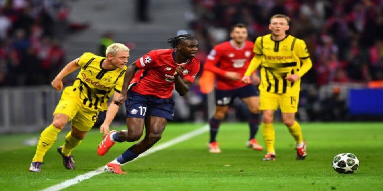 دورتموند يهزم ليل ويضرب موعداً نارياً مع برشلونة بربع نهائي دوري أبطال أوروبا