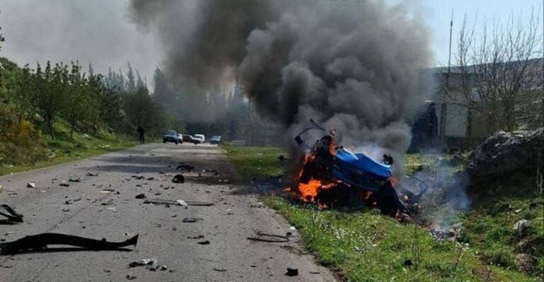 استهداف سيارة على طريق دير الزهراني.. وشهيد؟ (فيديو)