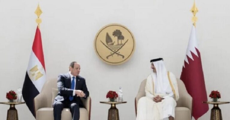 بيان مصري – قطري: القضية الفلسطينية هي قضية العرب الأولى