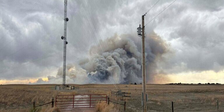 حرائق غابات واسعة بولاية نبراسكا الأميركية