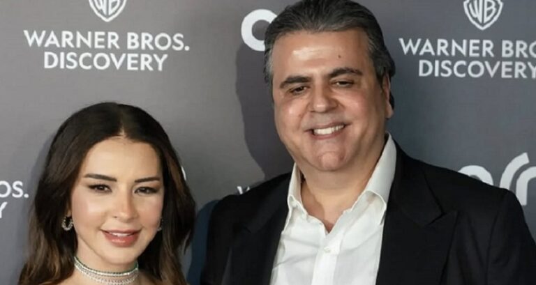 بالصور ـ تفاصيل الورود ولمسة الساتان.. ماغي بوغصن في دبي!