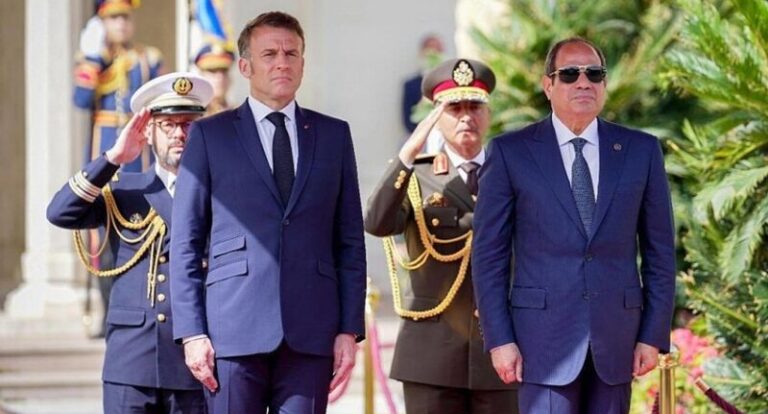 ماكرون من مصر: غزة ليست “مشروعاً عقارياً”