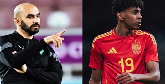 الركراكي يكشف تفاصيل محاولته ضم يامال لتمثيل منتخب المغرب