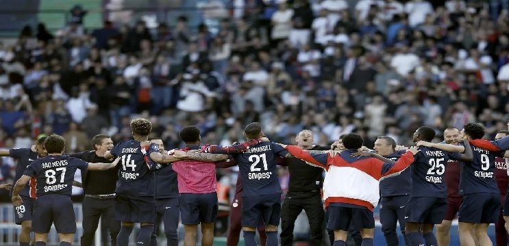 رسمياً.. باريس سان جيرمان يضمن الفوز بلقب الدوري الفرنسي للمرة الرابعة على التوالي