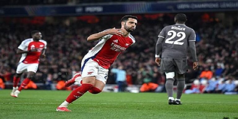 آرسنال يسحق ريال مدريد بثلاثية بذهاب دوري أبطال أوروبا لكرة القدم