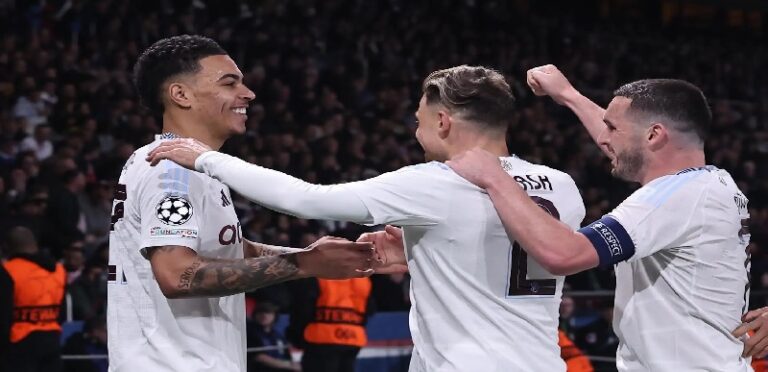 دوري أبطال أوروبا لكرة القدم: باريس سان جيرمان يدق أبواب النصف النهائي بثلاثية على حساب أستون فيلا