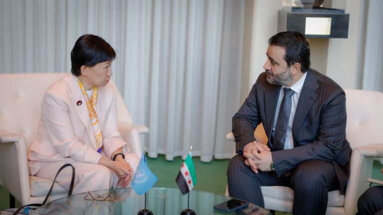 الشيباني لمندوبة الأمم المتحدة: العقوبات تمثل عقبة كبيرة أمام تعافي البلاد (صوَر)