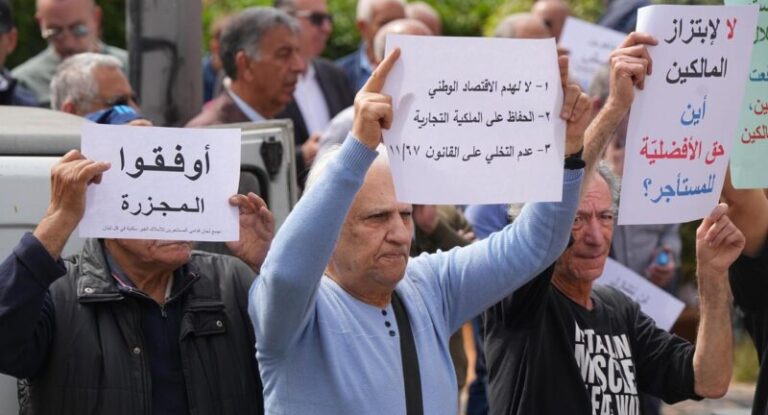 بالفيديو.. إعتصام لـ “المستأجرين” في رياض الصلح