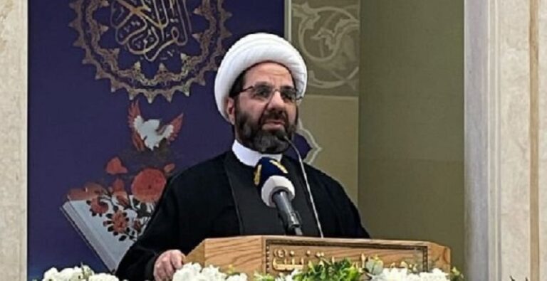 دعموش: موضوع نزع السلاح ليس مطروحاً.. ونحن لا نؤخذ بالتهويل