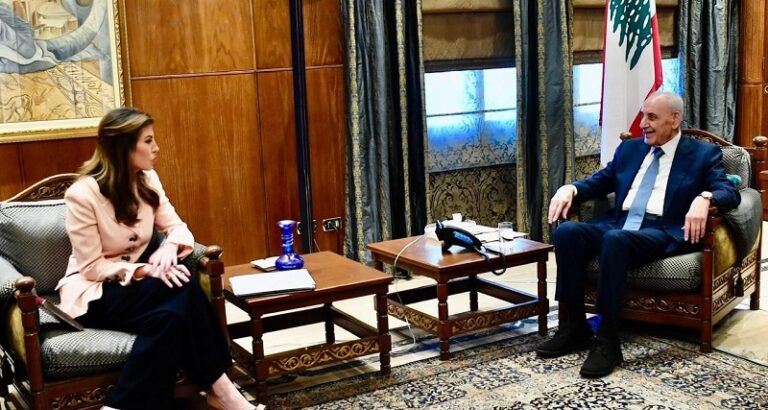 بري يزوّد أورتاغوس بقائمة تتضمن 18 قانوناً إصلاحياً