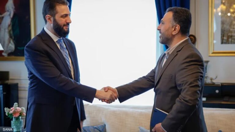 الشرع لأول مرة مع قيصر!