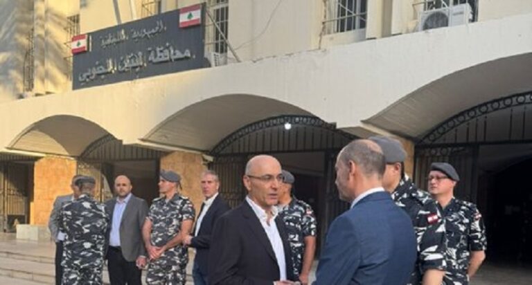 الحجار وعون في سراي صيدا