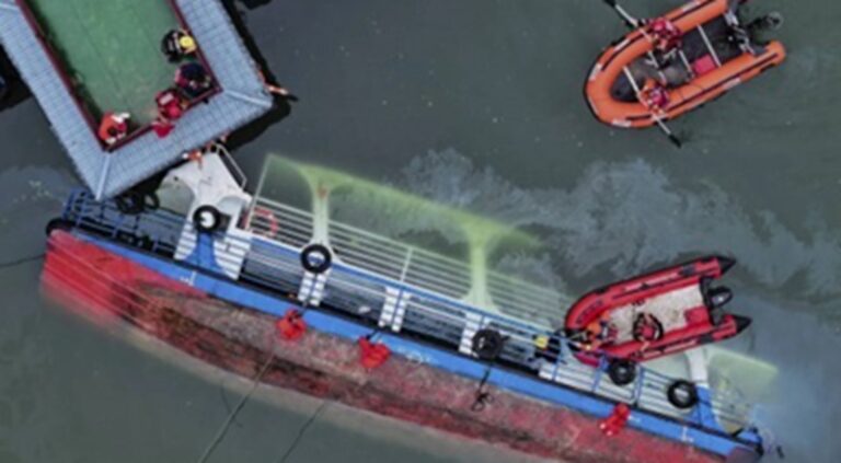 10 قتلى و70 جريحاً بغرق مركبين في الصين